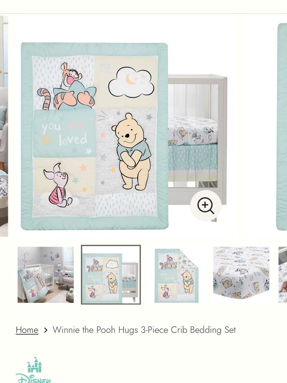 Lamb and ivy 3 piece crib set